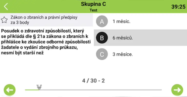 Zbrojní průkaz - testy 2023 android App screenshot 3